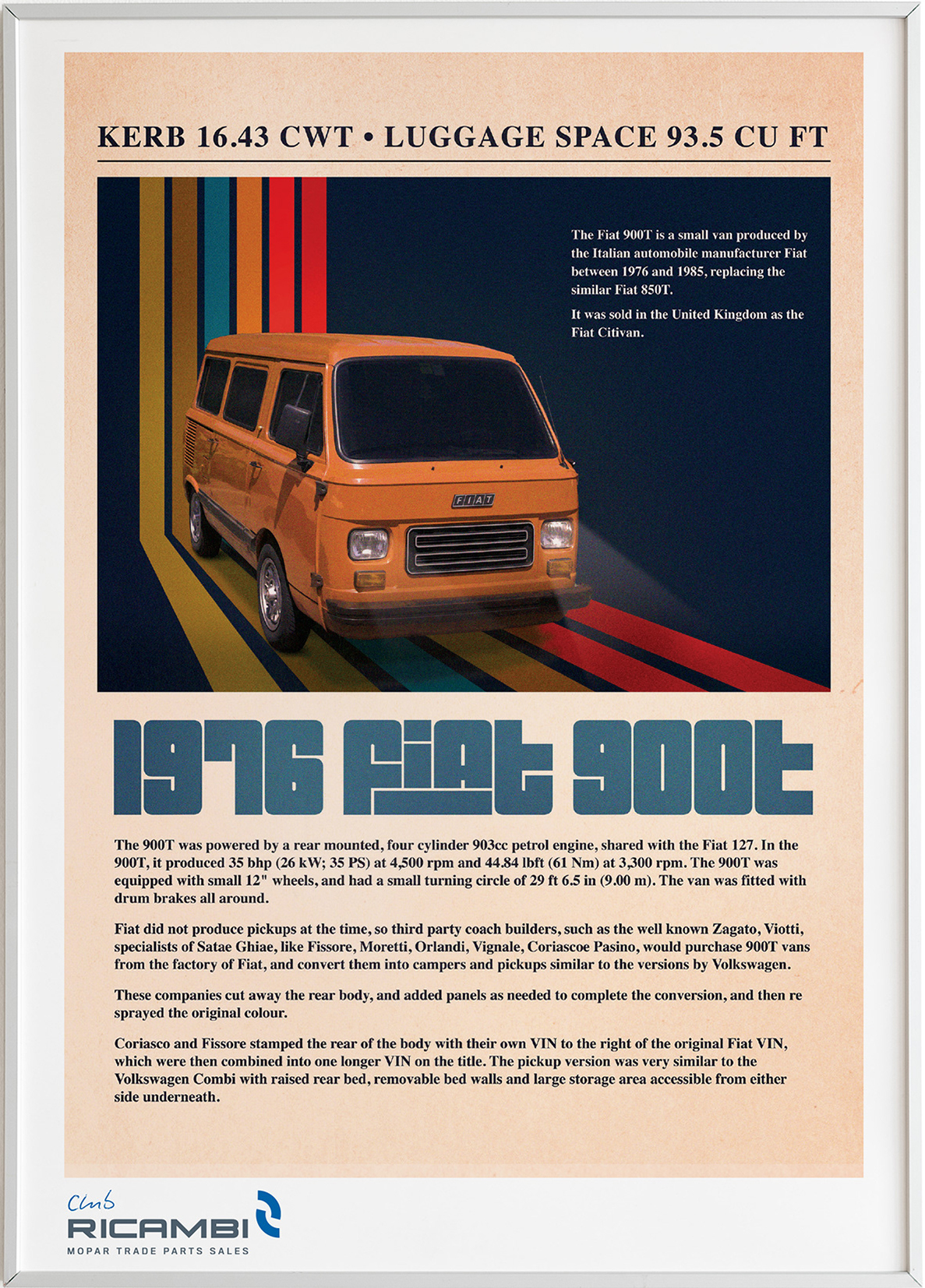 Club Ricambi FIAT Poster 4